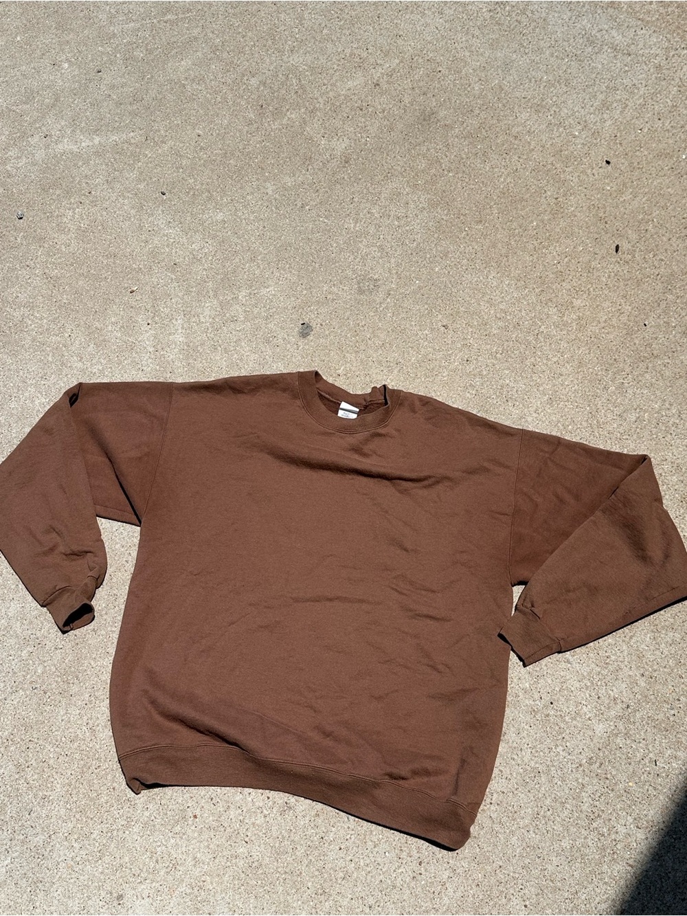 Men's Brown Crewneck Sweatshirt